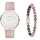 Liebeskind Berlin Set aus Armbanduhr und Beadarmband LS-0072-LQB IP roségold