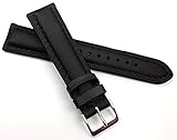 Sulla 20mm ECHT Leder schwarz Leder Uhrenband BAND Hangemacht in Deutschland insbesonders für Chronoswiss