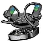 DUSONLAP Open Ear Kopfhörer Bluetooth 5.4 HiFi Stereo, Kopfhörer Kabellos Bluetooth mit ENC Noise Cancelling Mic, 32 Std Ohrhörer mit Ohrhaken, IP7 Wasserfest Sportkopfhörer für Laufen/Fitness/Reiten