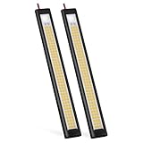 GZV 12V LED Lampe Wohnmobil – 12 Volt Lampen für Campingbus, 12V LED Streifen & Innenbeleuchtung, 4000K 12V Leuchten für Auto, Van, Caravan, Boot(2er Pack, schwarz)