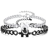 Gkmamrg Partnerarmbänder - Partner Armbänder - Pärchen armband - Partner geschenke - Geschenk für Freund Mann Ehemann Weihnachtsgeschenke
