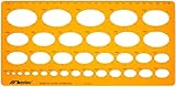 Ellipsen Schablone Isometrie - Isometrische Ellipse Zeichenschablone - Ellipsenschablone für Technisches Zeichnen - Technische Zeichenschablone für Student Architekt Grafikdesigner - Lineal