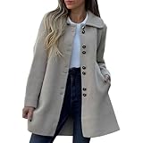 Übergangsjacke Damen Herbst Sale, Damen Sale Angebote Kleidung, Wintermantel Damen Warm Jacke Weste Bluse Shirts Mantel Sweatshirt Damen Jacken Große Größen, Winterjacke Damen Sale Warm Lang