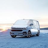 ASBHFC Thermomatte für Wohnmobil Camper und Transporter für FIAT Ducato (Type 280-290 1981-2025 2026), Front- und Seitenscheiben Abdeckung, Sonnenschutz, Sichtschutz und Frostschutz,White