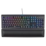 MEDION ERAZER Supporter X11 mechanische Gaming Tastatur (extrem langlebige Outemu Switches, WASD, 100% Anti-Ghosting, RGB-Hintergrundbeleuchtung, hochwertige Aluminium Oberfläche, QWERTZ)