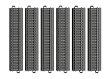 Märklin My World - 23180 Kunststoffgleis gerade 180 mm - 6 Schienen für Modelleisenbahn - langlebig & robust - Zubehör Erweiterung - ab 3 Jahre - Spur H0