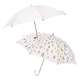 Baker Ross FX997 Gestalten Sie Ihre eigenen Regenschirme - Packung mit 2, Regenschirme zum Bemalen und Verzieren