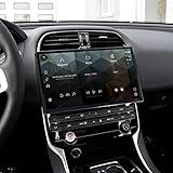 MOOKAKA Android Autoradio 2 din GPS Navigation für Jaguar F-Pace XE XEL 2015-2019 Multimedia Player Auto Stereo Receiver 13 Zoll Kopfeinheit mit Carplay DSP RDS HD1080P（8+128GB）