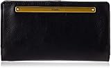 Fossil Brieftasche für Damen Liza, Leder/Polyurethanbesatz Bifold schwarz 17,1 cm L x 2,5 cm B x 9,5 cm H SL7891001