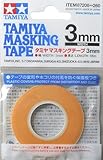 TAMIYA TAM87208 87208 Masking Tape 3 mm/18m, Modellbau, Zubehör, Gelb