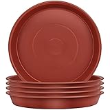 TStarJungle 5 Stück Blumentopf Untersetzer, Untersetzer für Blumentöpfe, Kunststoff Blumenuntersetzer für Innen- und Außenpflanzen - 30cm