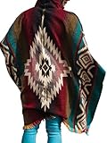 Alpaca World | Alpaka-Ponchos für Damen und Herren | Handgefertigt mit dem besten Baby-Alpakawollmaterial von ecuadorianischen Kunsthandwerkern., Meerblau, Weinrot, Beige, Variety, Einheitsgröße