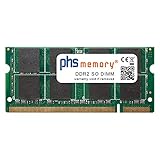 PHS-memory 2GB RAM Speicher kompatibel mit Asus V2S-4Q045E DDR2 SO DIMM 667MHz PC2-5300S