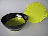 TUPPERWARE Eleganzia 4,6 L schwarz limette Schale Schüssel Servierschale