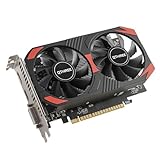 QTHREE GTX 1050 Ti Grafikkarte, 4GB 128-bit GDDR5, Desktop Grafikkarten for PC Gaming, DisplayPort HDMI DVI-D, PCI Express X16, Computer GPU, DirectX 12
