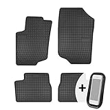 Gummimatten Auto Fußmatten Gummi Automatten Passgenau 4-teilig Set - passend für Peugeot 207 2006-2013