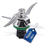 VIOKS Messer für Vorwerk Thermomix TM5 Messer TM 5 Küchenmaschine Mixmesser inkl Dichtung Ultrascharf Edelstahl Thermomix Zubehör/Ersatzteile