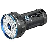 OLIGHT X7R Marauder 2 LED Taschenlampe, Super Hell 14000 Lumen Wiederaufladbare USB Große mit Strahler und Flutlicht, 800 Meter Leuchtweite, 7modi,Schwarz