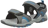 KangaROOS Unisex K-Mont Sandale, steel grey/brilliant blue, 35 EU