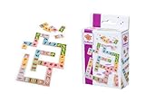 Eichhorn – Games – Domino mit versch. Tiermotiven und Gegenständen, jeweils 6x3 cm groß, 28 teilig, aus Lindensperrholz, ab 3 Jahren
