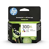 HP 300XL - Hohe Ergiebigkeit - Farbe (Cyan, Magenta, Gelb) - Original - Tintenpatrone - für Deskjet F2430, F2483, F2488, F4435, F4580; Envy 100 D410, 11X D411, 120; Photosmart C4685