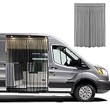 Camper Door Shade, Mosquito Net for Door, Universal Size Camper Door Shade Net for Sprinter, Ford Transit, Promaster and Other Campers, for RV Sliding Door (L-83(H)*59"(W))