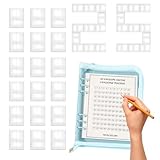 Briefumschlagbuch, Geldspar-Herausforderungsbuch, Budgetplaner-Buch & Sparmappenbuch, Geldumschlag-Set, Presu Binder