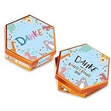 younikat Geschenk Dankeschön Erzieher Lehrer I 2x Aufkleber-Set passend für Küsschen I Danke Kinder Schüler - zum personalisieren I dv1285