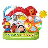 Chicco Sprechender Bauernhof Bilinguales Deutsch/Englisch Aktivspielzeug, Kinderspielzeug mit Tieren, Licht und Geräuschen, 3 Spielmöglichkeiten, Elektronisches Lernspielzeug - Babyspielzeug 1-4 Jahre