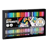 BIC Intensity Fineliner Set, Filzstifte mit 32 Stiften, mit feiner & mittlerer Spitze, für Bullet Journal & Mandala