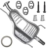 Endschalldämpfer Auspuff Endtopf für Opel Astra G 2 II 1.4i 16V 1.6i 8V 1.6i 16V 1.8I 16V 2.0i 16V