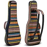 CAHAYA Ukulele Tasche 23 Zoll Gigitasche Gigbag ukulelenhülle Baumwolle Nylon 9mm gepolsterte Ukulelentasche CY0131-2