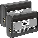 2 Akkus für Samsung ED-BP1310 / NX5, NX10, NX11, NX20, NX100