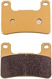 Generisch Motorrad Bremsbeläge Für Kawasaki Z 1000 EAF/EBF/ECF/ECFA/EDF/EDFA (ABS/300-mm-Scheiben) 10-13 Motorrad-Bremsbeläge aus gesintertem Kupfer vorne und hinten