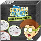 SCHAU SCHLAU - Mathematik Edition - Gesellschaftsspiel - Kniffliges Kartenspiel für Kinder ab 11 Jahren - Lernspiel oder Partyspiel