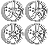 4x Dezent Felgen TR silver 7.5Jx17 ET35 5x112 kompatibel mit Audi A3 A4 A5 A6 A8 Q3 Q5 TT Q2