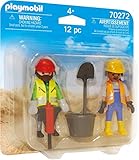 PLAYMOBIL DuoPacks 70272 Zwei Bauarbeiter, ab 4 Jahren