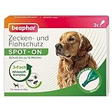 beaphar Zecken- und Flohschutz Spot-ON 3x2ml, für große Hunde (ab 15 kg)