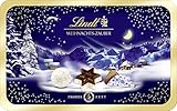 Lindt Schokolade Weihnachts-Zauber Pralinés |200 g in Pralinen-Dose | Spezialitäten mit und ohne Alkohol | Pralinen-Geschenk zu Weihnachten
