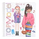 Depesche 13804 TOPModel Dress Me Up - Stickerbuch mit 24 Seiten vorgedruckter Model Motive zum Selbstgestalten, inkl. 11 Stickerbogen