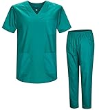 MISEMIYA - Unisex-Schrubb-Set - Medizinische Uniform mit Oberteil und Hose ref.8178 - Medium, Grün 21