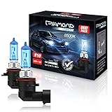 2x H10 12V 42W Xenon Look Effekt Halogen Lampen Birnen Licht Optik von Diamond Vision Super White 8500k Longlife Nightbreaker E-Prüfzeichen Nebelscheinwerfer Abblendlicht Fernlicht PY20D
