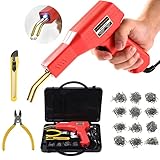 kunststoff Schweißen Maschine Auto Stoßstange Reparatur Set 50W Auto-Stoßdämpferreparaturmaschin, 600Stk Heiß Hefter Schweißen Reparieren Maschine Reparatur kit für Auto Stoßstange/teile