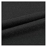 50D Vollpolyester Harte Hand Viskose Textilled Futterkleidung Zubehör Stofffutter (Color : Black)