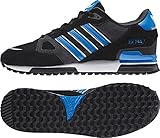 adidas Originals ZX 750 M18260 Unisex - Erwachsene Laufschuhe, Schwarz (Black 1 / Bluebird / Running White Ftw), 44 2/3