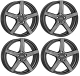 4x Dezent Felgen Alufelgen TY graphite 8.0Jx18 ET45 5x120 kompatibel mit BMW 1 2 3 5 X3 X4 Z4 2