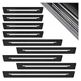 LYENMD 9 Stück Auto Kohlefaser Türschweller Aufkleber für Ford Capri (2024-2025) Elektro, Auto Einstiegsleisten Schutz Ladekantenschutz Lackschutzfolie, Autotür Zubehör