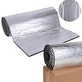 Pamatio Dämmung Isolierung Dämmmatte Schallschutz Folie Auto Selbstklebend Kautschuk Isoliermatte Schallschutzmatte Schaumstoffrolle Mattenrolle 10mm Dämmdicke (10mm x 50cm x 200cm)