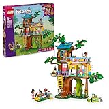 LEGO Friends Baumhaus - Spielset zum Bauen mit 2 Tierfiguren, 4 Minifiguren, einem Garten und Spielzeug Lebensmittel Zubehör - Beliebtes Geschenk für Mädchen und Jungen ab 8 Jahren - 42652