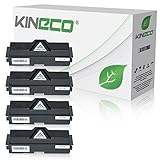 4 Toner kompatibel mit Kyocera TK-170 TK170 für Kyocera FS-1320D, FS-1370DN, ECOSYS P2135DN, P2100 Series - 1T02LZ0NL0 - Schwarz je 7.200 Seiten